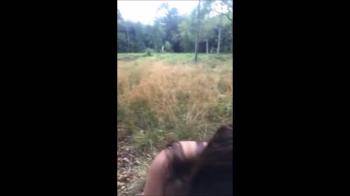 video of Sucking wood in the woods