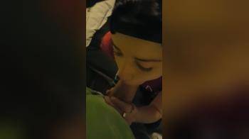 video of girl with cap sucks off cock