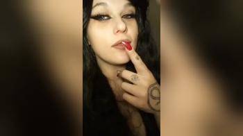 video of getting ready for cum in her mouth