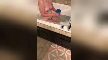 video of Wife getting out of her bath