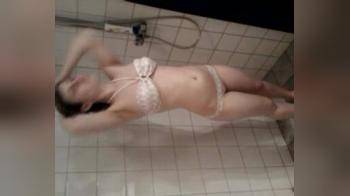 video of Undressing in the shower