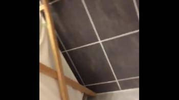 video of Frida bating in bathroom