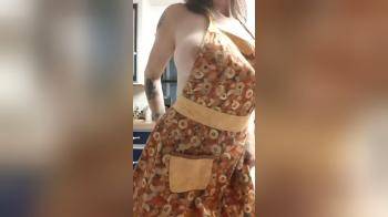 video of Naked Apron Big Tits