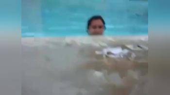 video of Skinny Dipping in pool