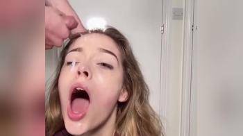 video of She loves cum on face