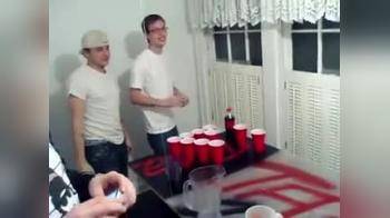 video of strip game ping pong