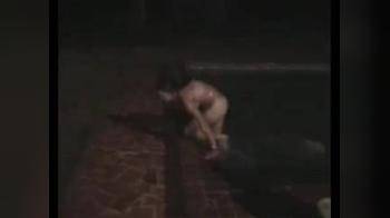video of Girl Skinny Dips at a Party