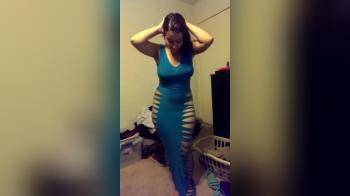 video of How does this dress look babe