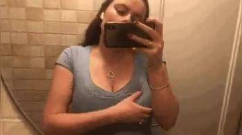 video of Bathroom teen flash boobs