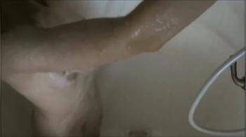 video of Horny girl masturbating with jet water in the shower