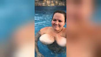 video of Big Beautiful Woman in Pool