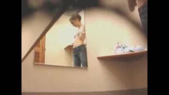 video of Fitting room hidden cam