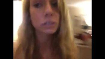 video of Blonde has to make her own fun