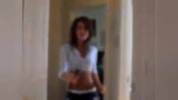 video of Hot wife singing and dancing in the house