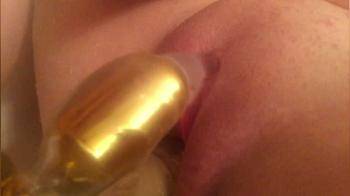 video of Close up vibrator in her tight pussy