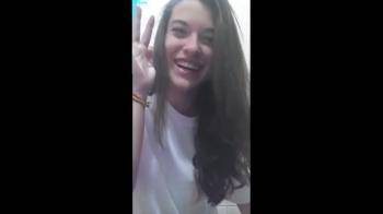video of Spanish girl strips for bf