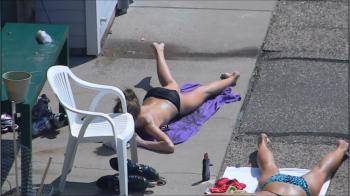 video of Girl Has A Bikini malfunction