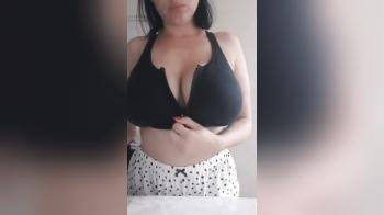 video of Flashing her huge tits