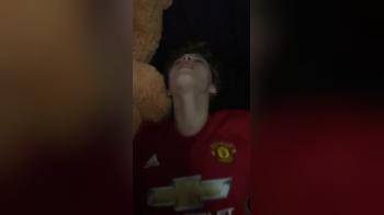 video of POV sexy girl moaning with Manchester s shirt