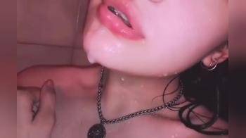 video of she is enjoying that cum in her mouth