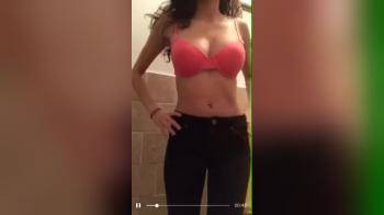 video of She Strips for the Camera