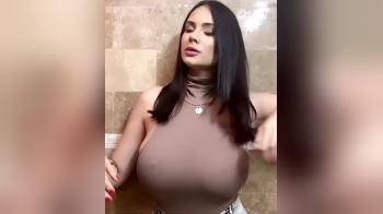 video of massive tits a bit nipply