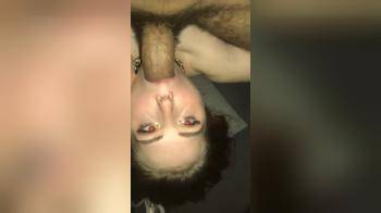 video of she looks in ecstasy while sucking the cock