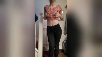 video of perky babe showing her body