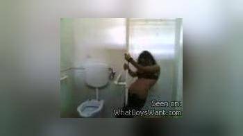 video of Toilet topless