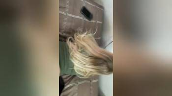 video of Blonde takes black dick