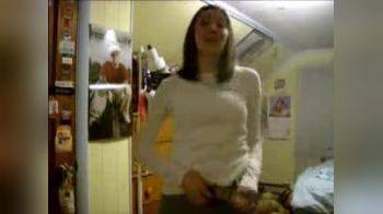 video of cute teen strips in her bedroom