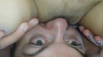 video of hubby eats wifes pussy before shoving his cock in there
