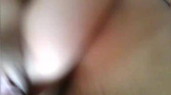 video of Fucks her creamy pussy as phone records gr8 angle