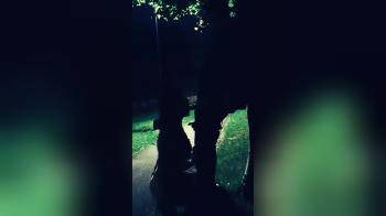video of Public blowjob at night in the park
