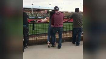 video of he makes her come during a baseball game
