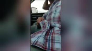 video of She took a lift from a perv, once on the highway he started jerking off and she actually helps him cum