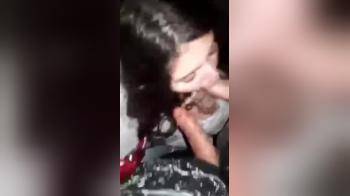 video of She tries to suck two dicks at the same time