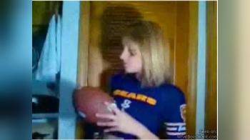 video of Hot bootball chick