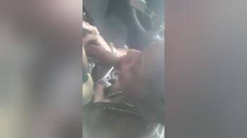 video of Guy cums in a hookers mouth without warning, he s not happy when she spits it on the floor in his car