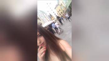 video of Walking nude in the streets