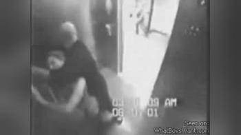 video of elevator security cam