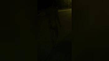 video of Late night naked strolling