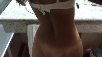 video of Fuck white girl in hotel mirror