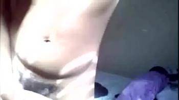 video of Ebony chubby babe baiting on webcam