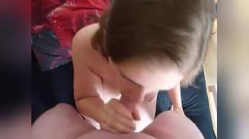 video of Cumming on big tits