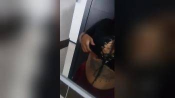 video of Tatted Latina titty drop