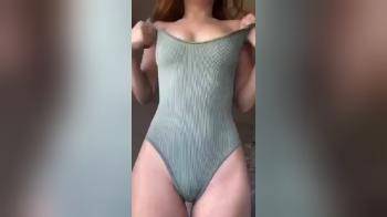 video of Swim suit stripping naked