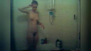 video of Hot babe in shower