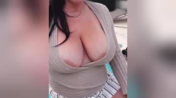 video of Hot MILF by the pool
