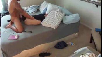 video of almost fucked of the bed